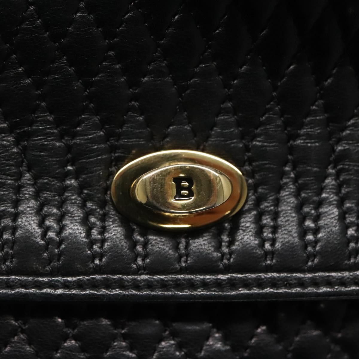 Bally Black Leather Handbag (Pre-Owned) Size ONE SIZE - 12 Thumbnail