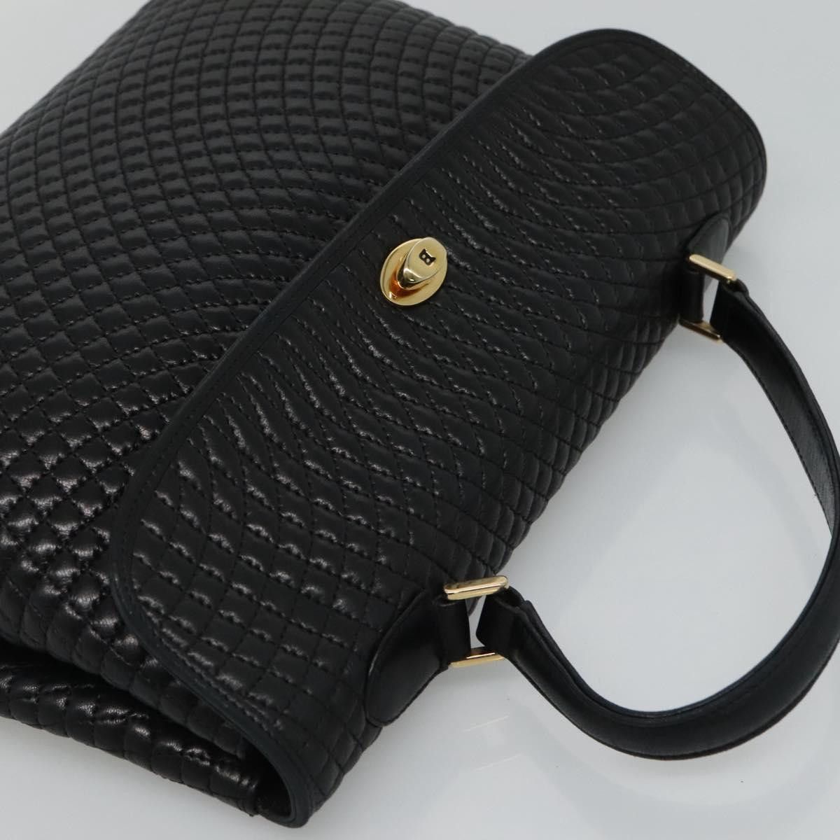 Bally Black Leather Handbag (Pre-Owned) Size ONE SIZE - 16 Thumbnail