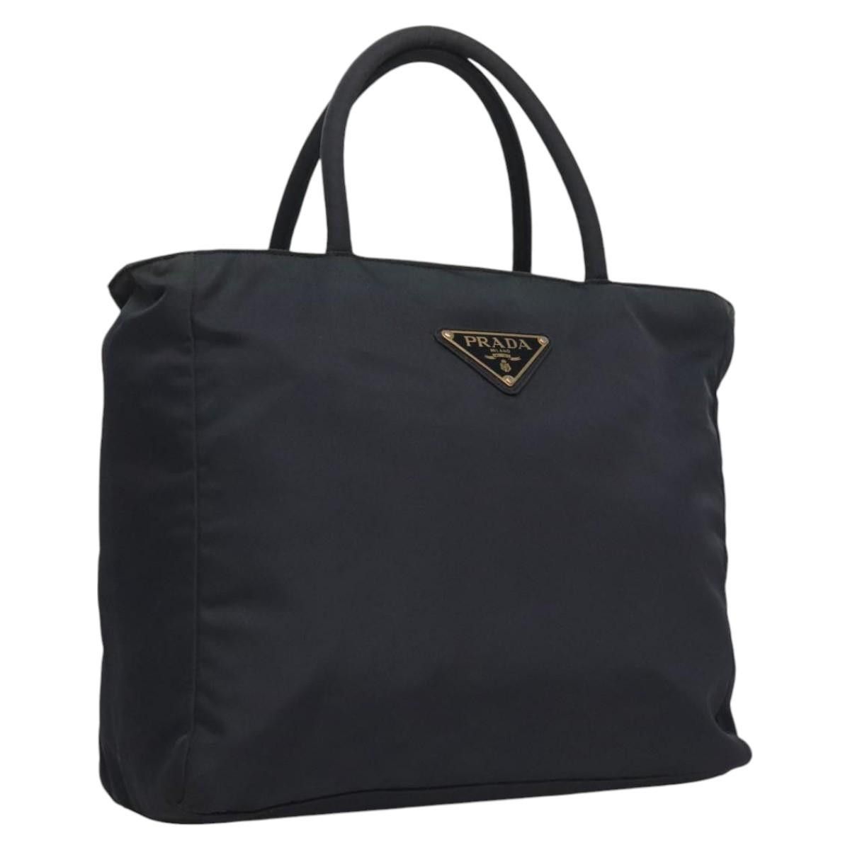 Prada Tessuto Navy Synthetic Tote Bag (Pre-Owned) Size ONE SIZE - 19 Thumbnail