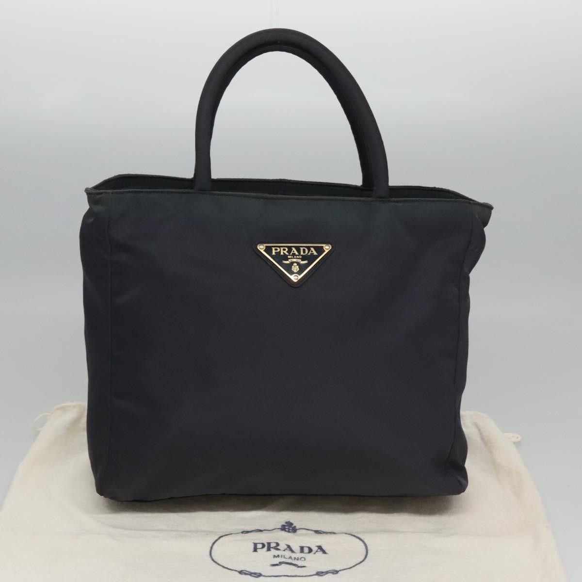 Prada Tessuto Navy Synthetic Tote Bag (Pre-Owned) Size ONE SIZE - 17 Thumbnail