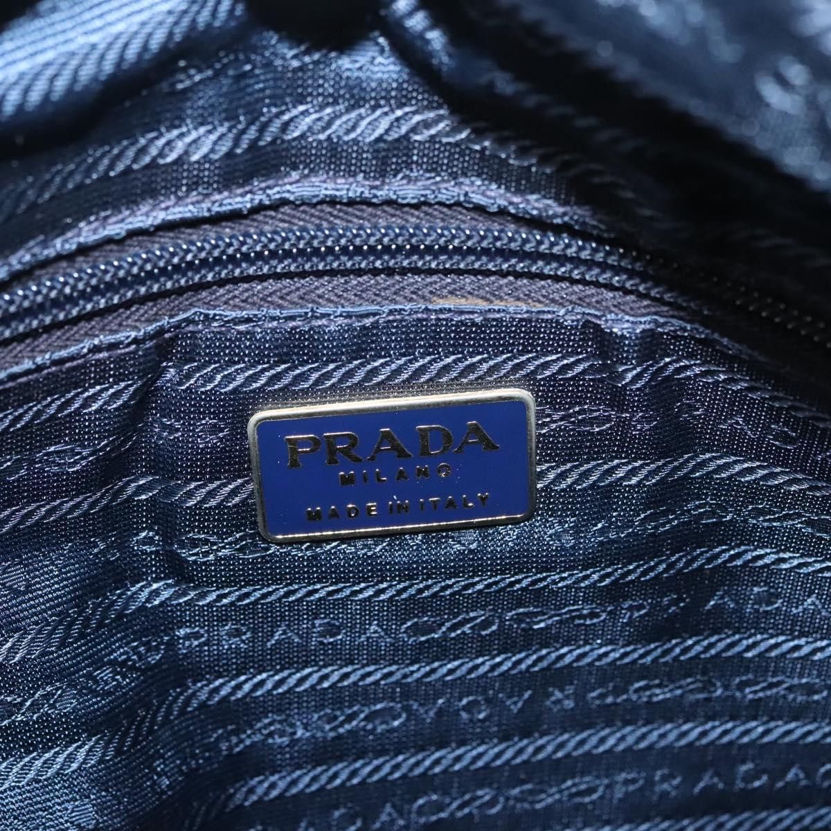Prada Tessuto Navy Synthetic Tote Bag (Pre-Owned) Size ONE SIZE - 15 Thumbnail