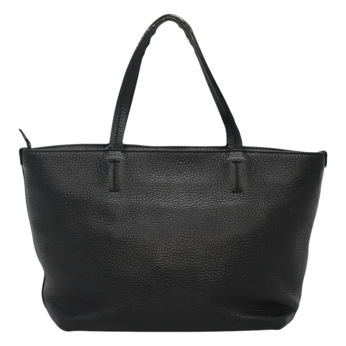 Salvatore Ferragamo Gancini Black Leather Handbag (Pre-Owned) Size ONE SIZE - 2 Thumbnail