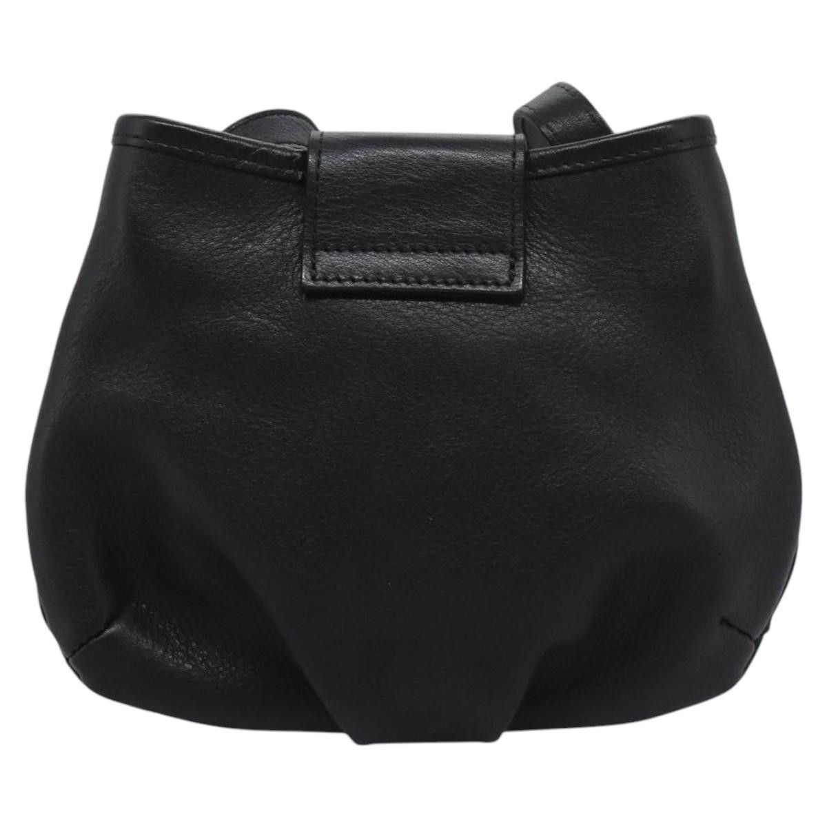 Burberry Nova Check Black Leather Shoulder Bag (Pre-Owned) Size ONE SIZE - 2 Thumbnail