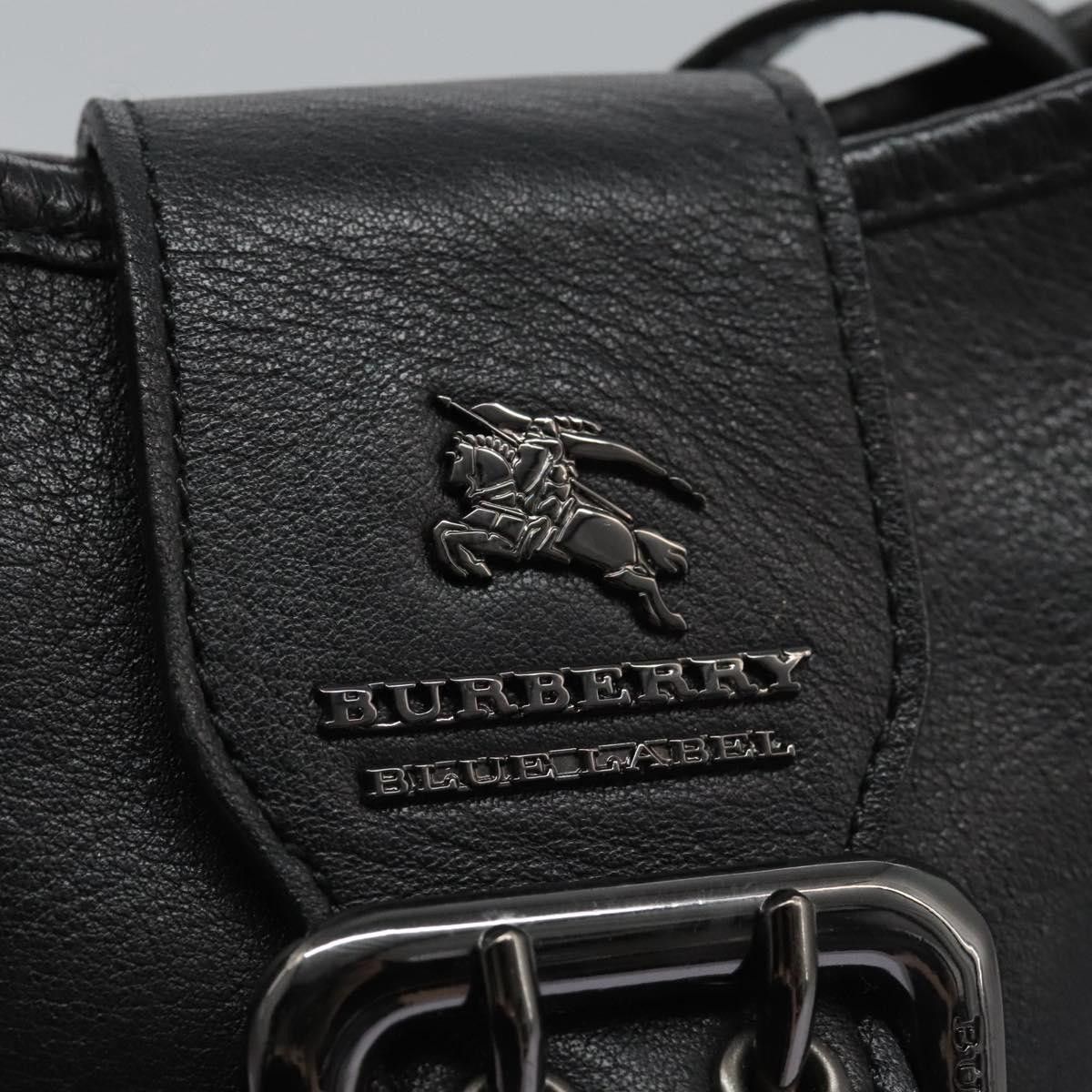 Burberry Nova Check Black Leather Shoulder Bag (Pre-Owned) Size ONE SIZE - 13 Thumbnail