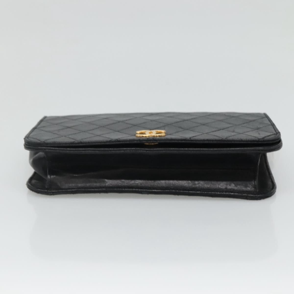 Chanel Wallet On Chain Black Leather Shoulder Bag (Pre-Owned) Size ONE SIZE - 8 Thumbnail