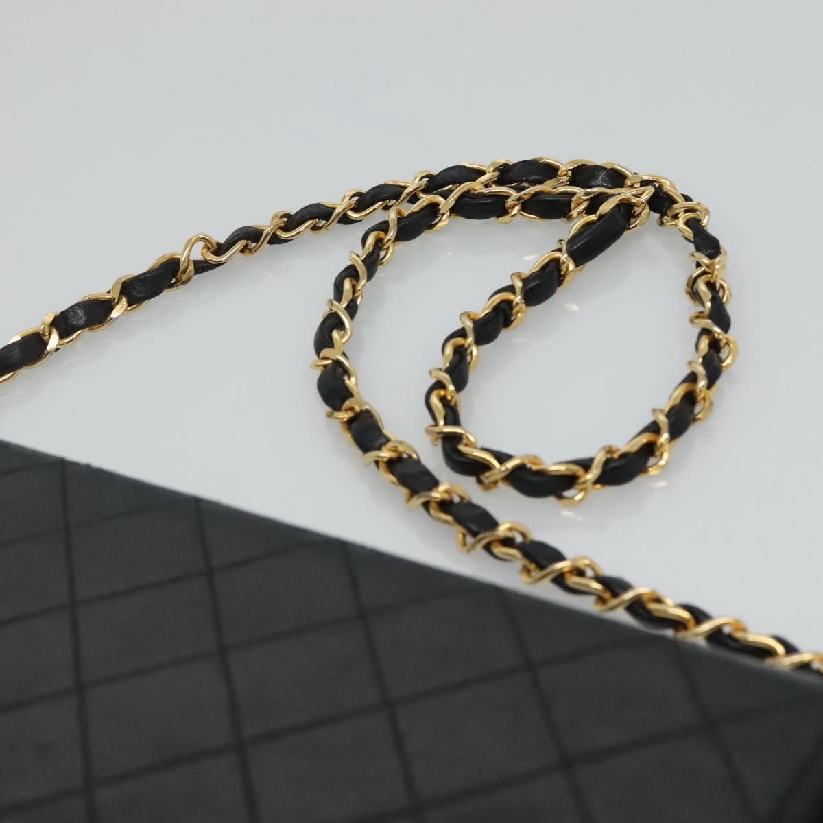 Chanel Wallet On Chain Black Leather Shoulder Bag (Pre-Owned) Size ONE SIZE - 7 Thumbnail
