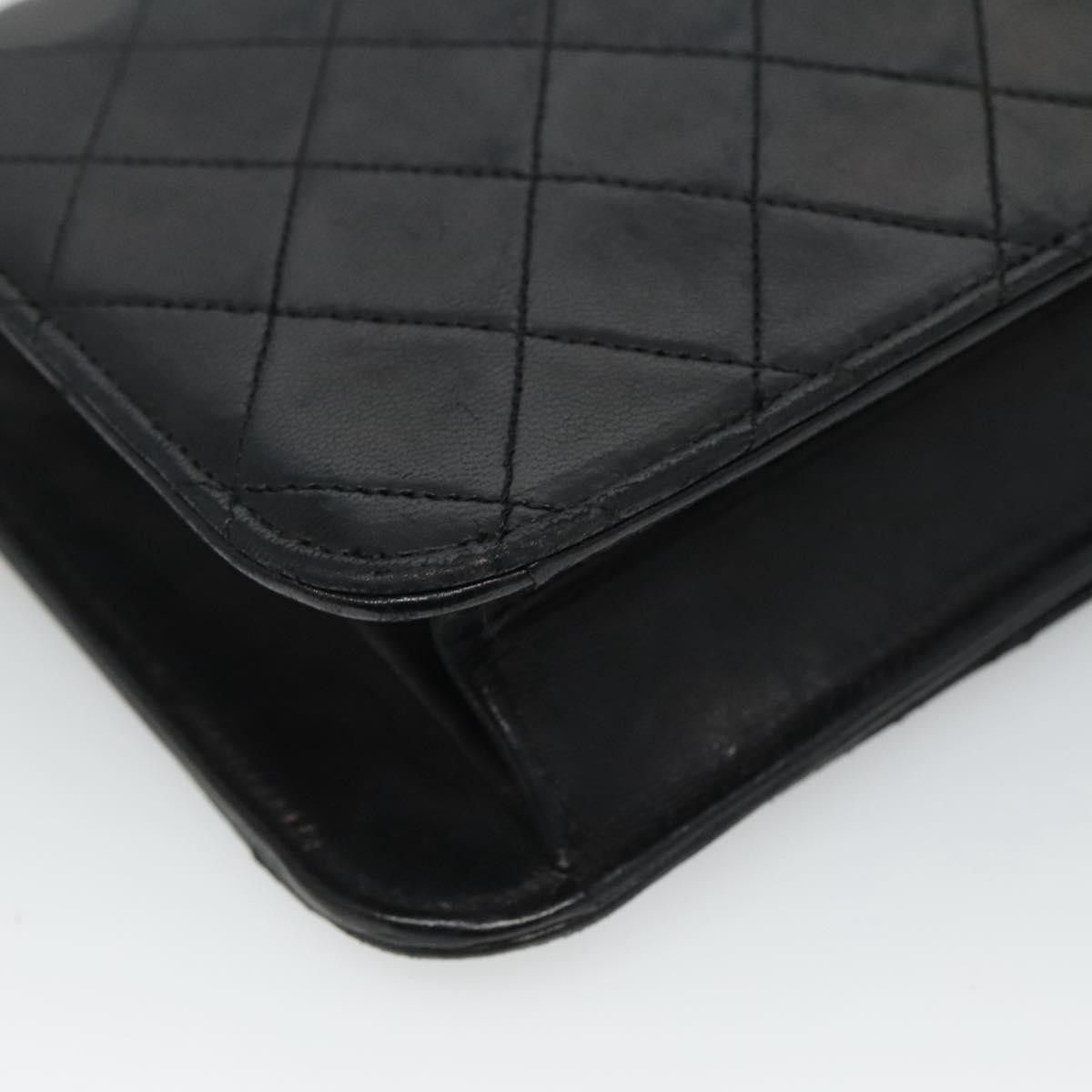 Chanel Wallet On Chain Black Leather Shoulder Bag (Pre-Owned) Size ONE SIZE - 12 Thumbnail