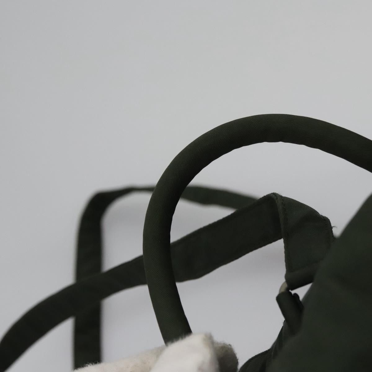 Prada Tessuto Khaki Canvas Backpack Bag (Pre-Owned) Size ONE SIZE - 20 Thumbnail