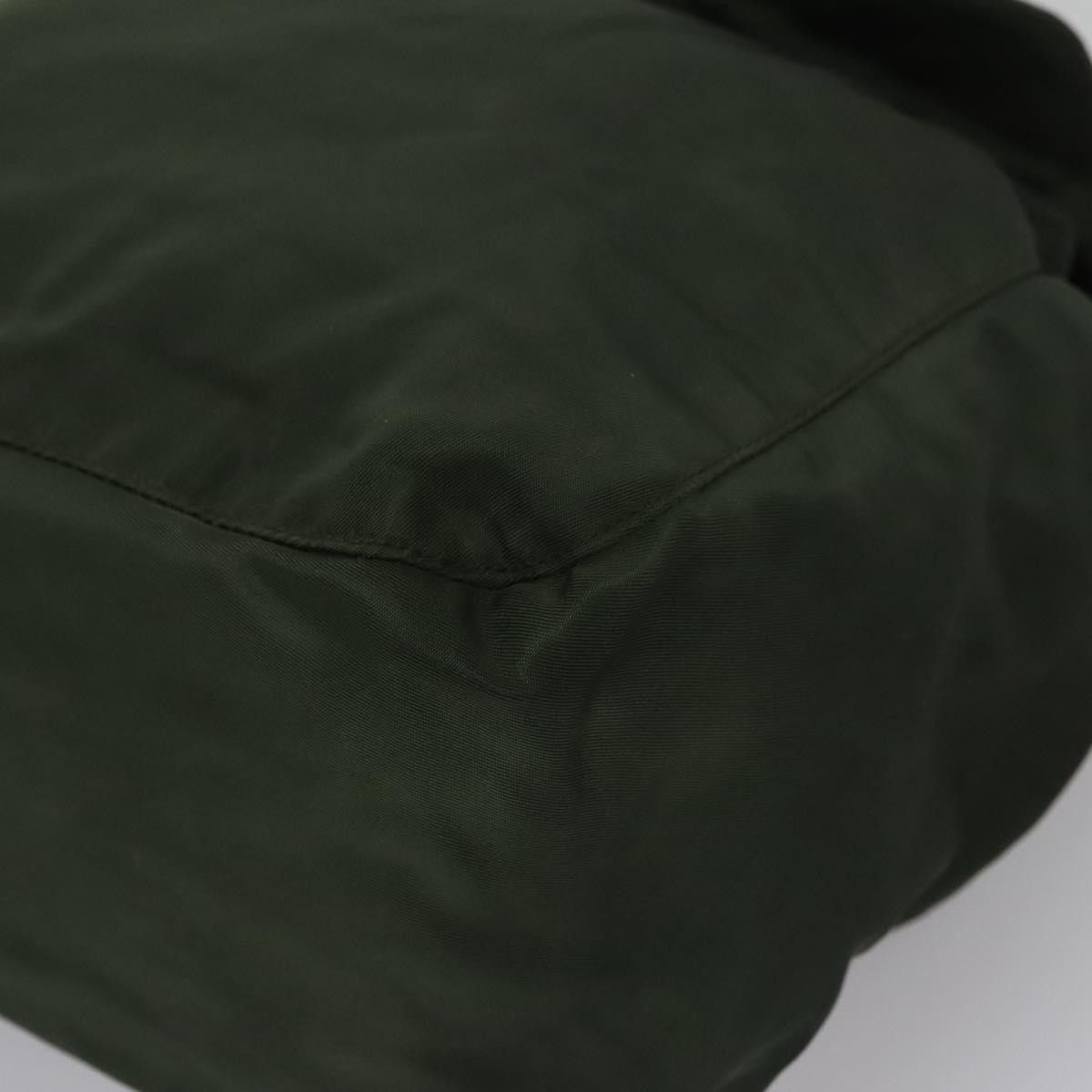 Prada Tessuto Khaki Canvas Backpack Bag (Pre-Owned) Size ONE SIZE - 9 Thumbnail