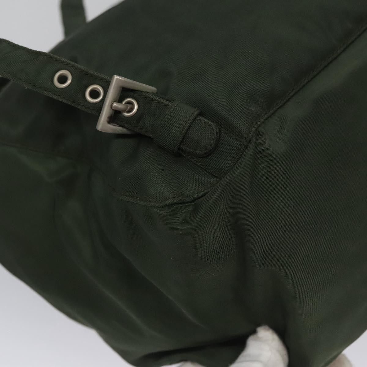 Prada Tessuto Khaki Canvas Backpack Bag (Pre-Owned) Size ONE SIZE - 10 Thumbnail