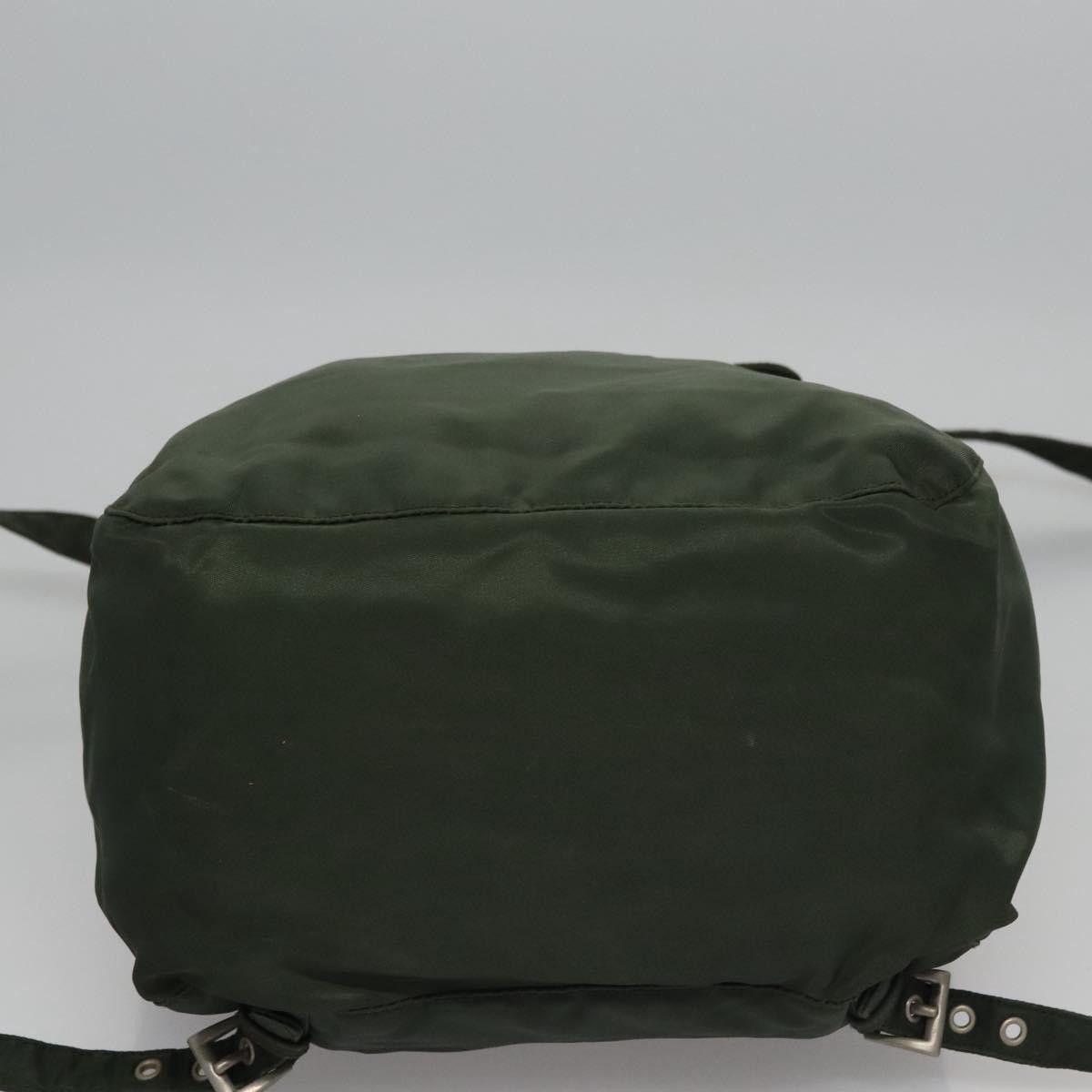 Prada Tessuto Khaki Canvas Backpack Bag (Pre-Owned) Size ONE SIZE - 7 Thumbnail