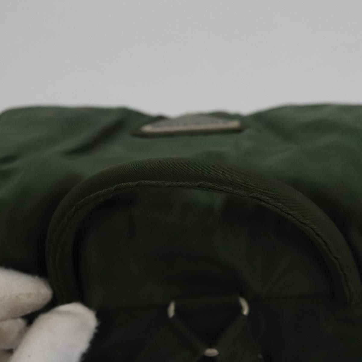 Prada Tessuto Khaki Canvas Backpack Bag (Pre-Owned) Size ONE SIZE - 19 Thumbnail