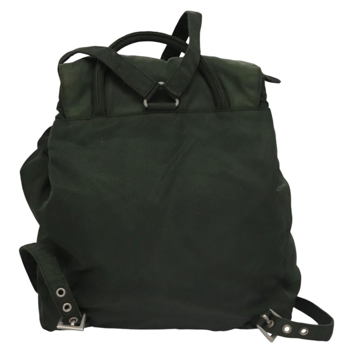 Prada Tessuto Khaki Canvas Backpack Bag (Pre-Owned) Size ONE SIZE - 2 Thumbnail