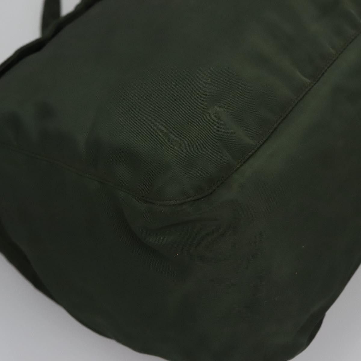 Prada Tessuto Khaki Canvas Backpack Bag (Pre-Owned) Size ONE SIZE - 8 Thumbnail