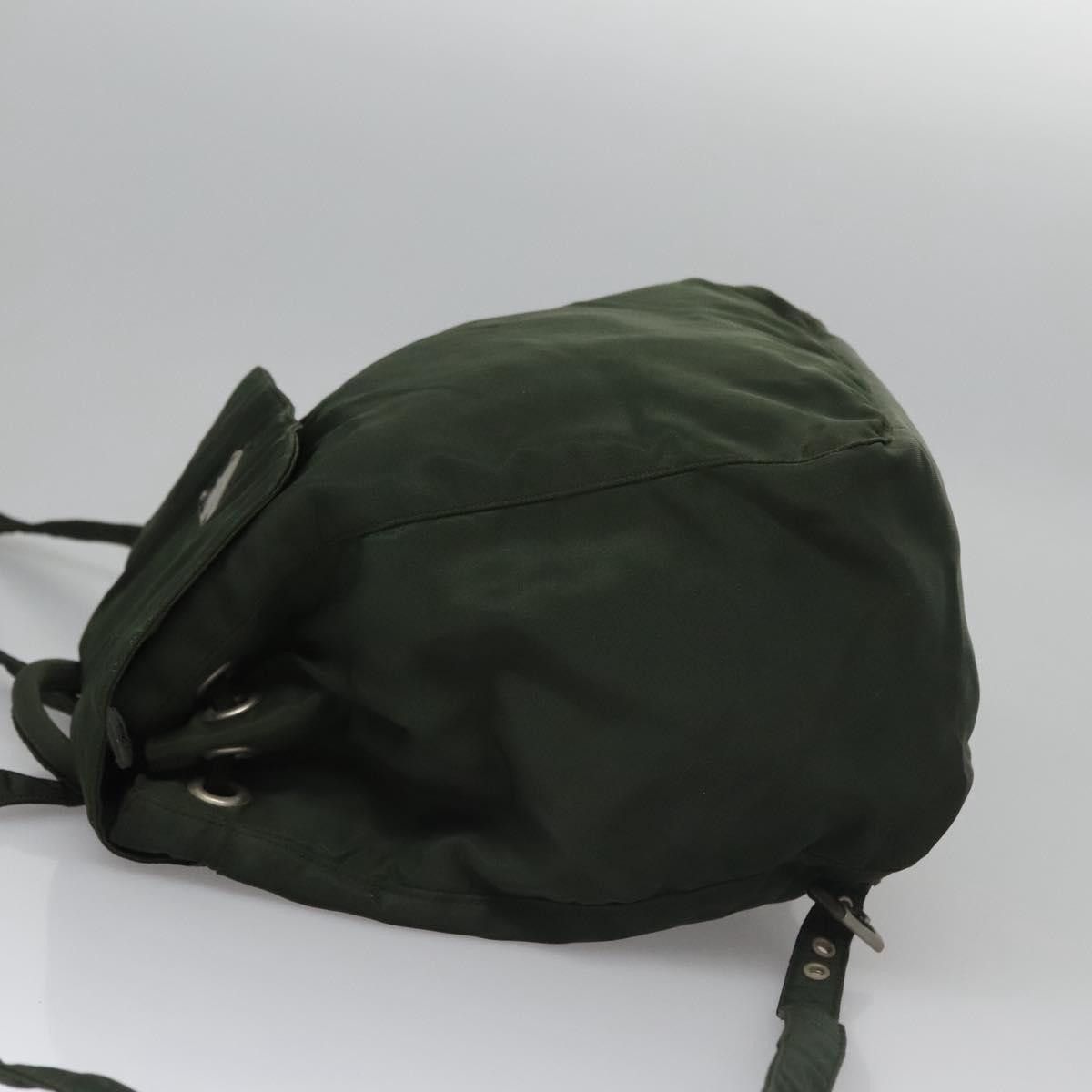 Prada Tessuto Khaki Canvas Backpack Bag (Pre-Owned) Size ONE SIZE - 4 Thumbnail