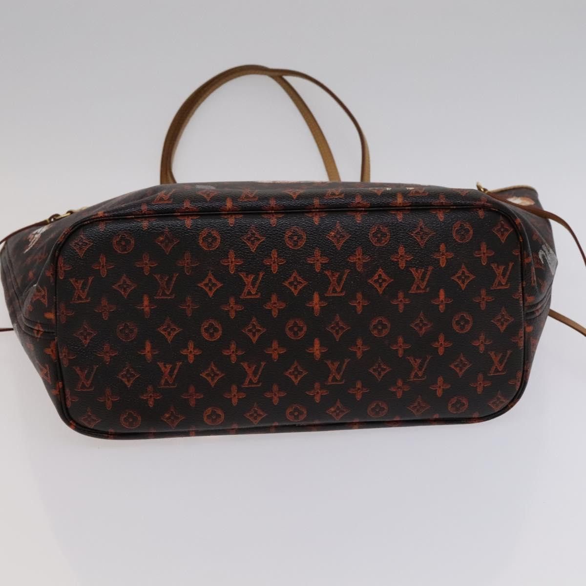 Louis Vuitton Neverfull Mm Black Canvas Tote Bag (Pre-Owned) Size ONE SIZE - 8 Thumbnail