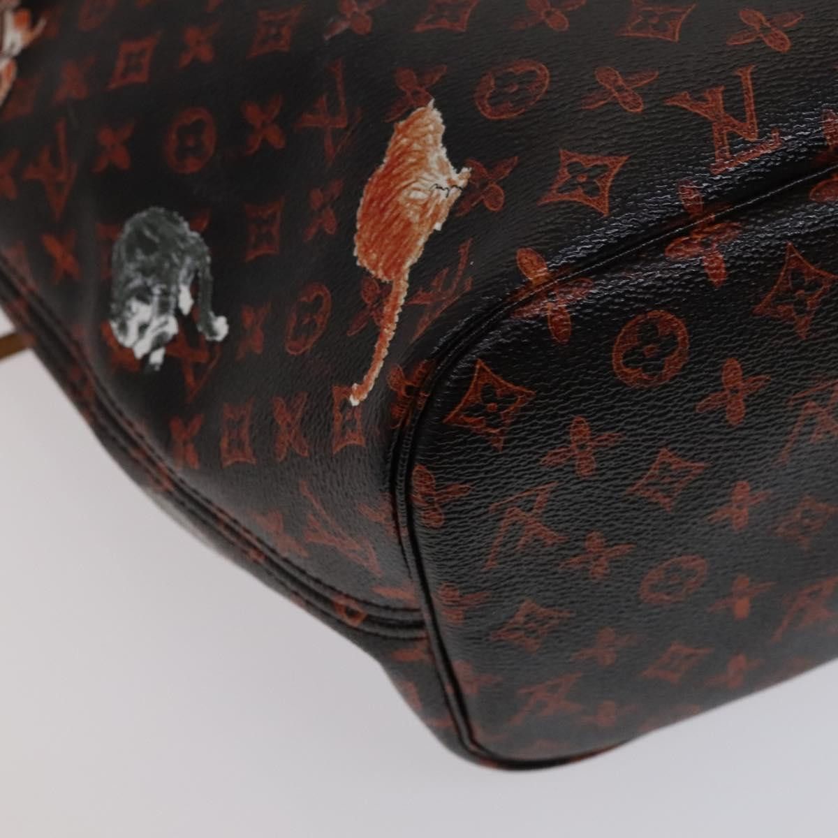 Louis Vuitton Neverfull Mm Black Canvas Tote Bag (Pre-Owned) Size ONE SIZE - 12 Thumbnail
