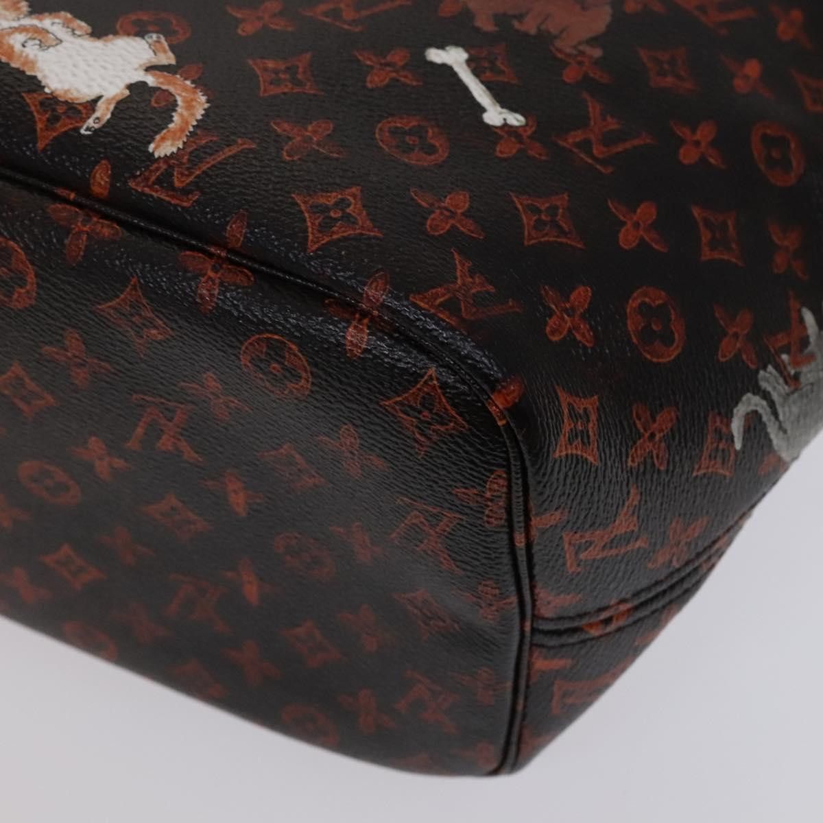 Louis Vuitton Neverfull Mm Black Canvas Tote Bag (Pre-Owned) Size ONE SIZE - 11 Thumbnail