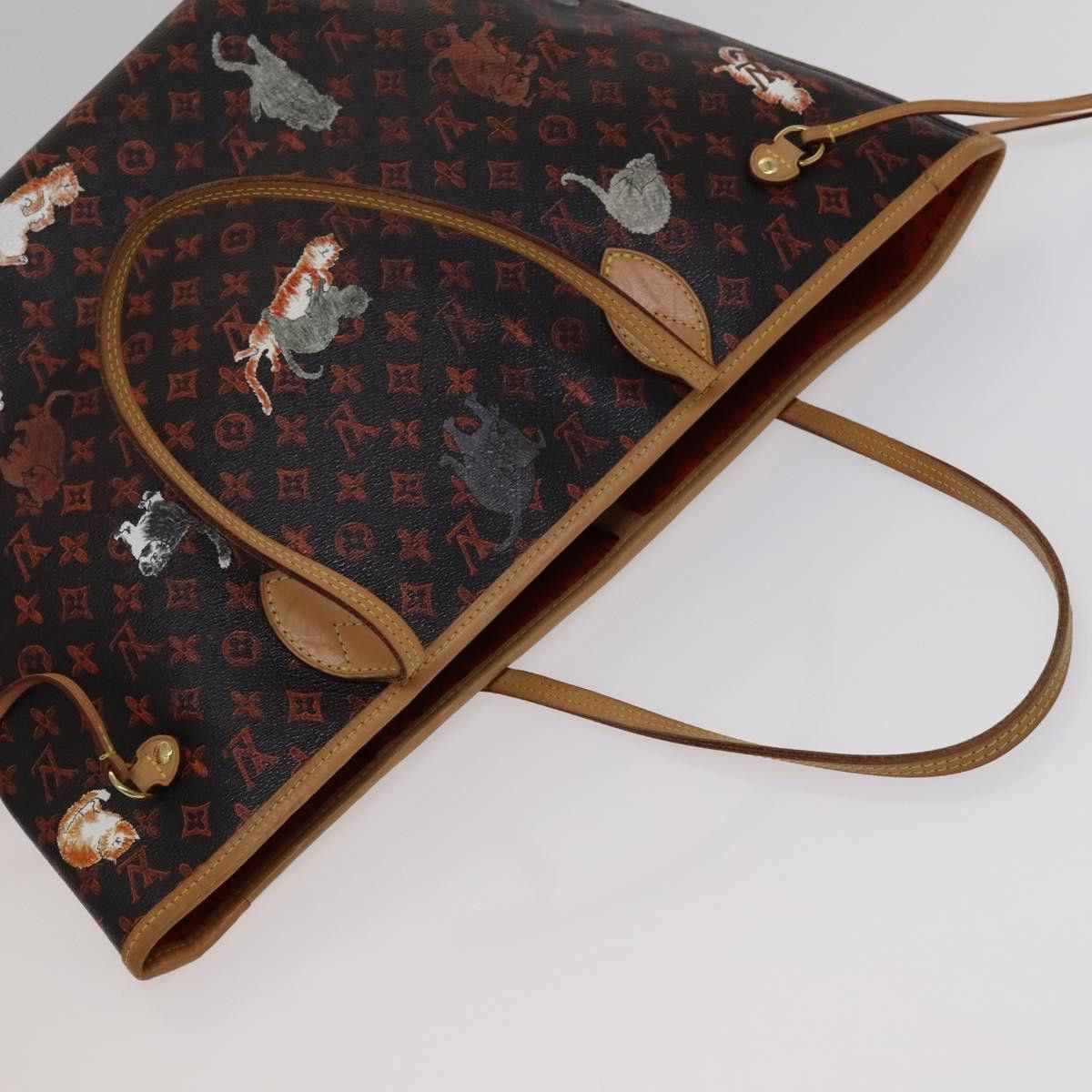 Louis Vuitton Neverfull Mm Black Canvas Tote Bag (Pre-Owned) Size ONE SIZE - 5 Thumbnail