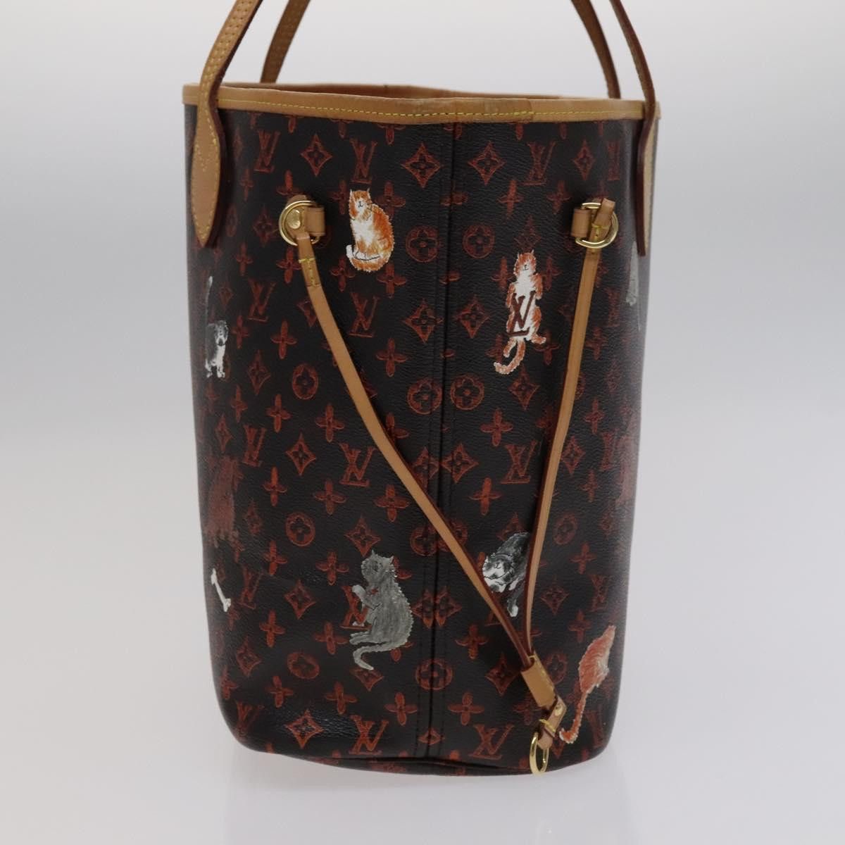 Louis Vuitton Neverfull Mm Black Canvas Tote Bag (Pre-Owned) Size ONE SIZE - 3 Thumbnail