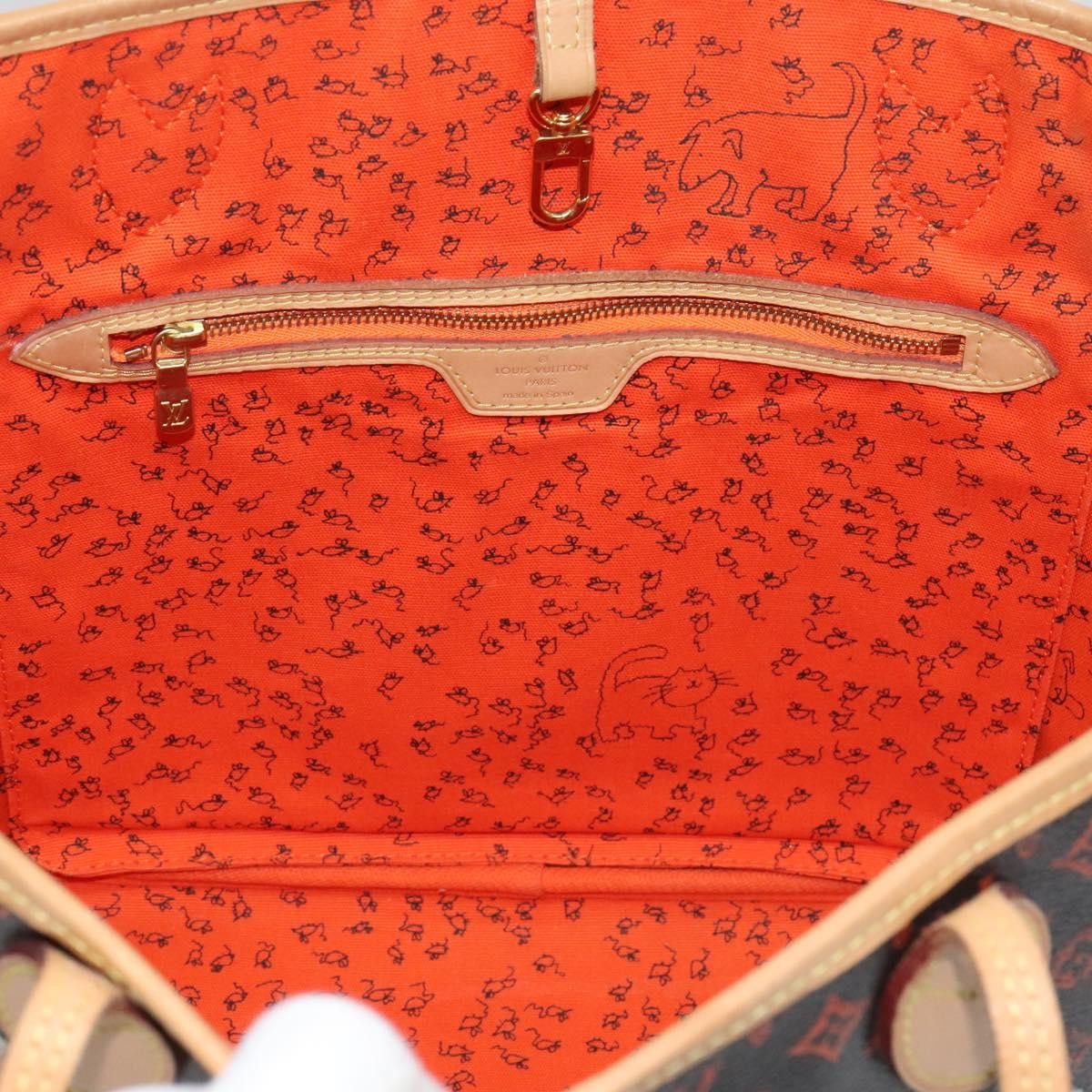 Louis Vuitton Neverfull Mm Black Canvas Tote Bag (Pre-Owned) Size ONE SIZE - 19 Thumbnail