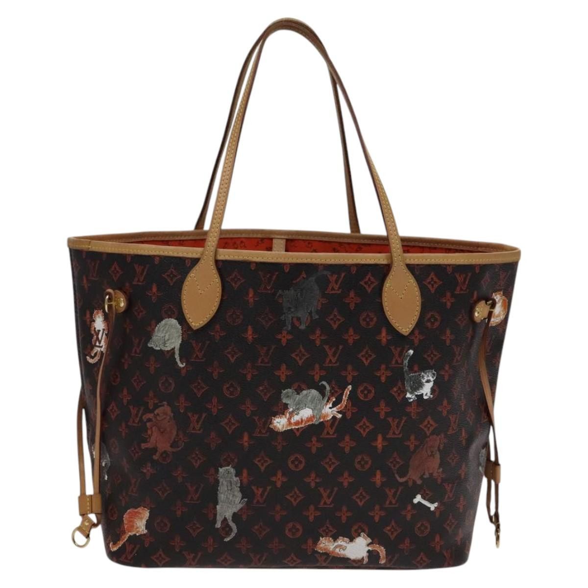 Louis Vuitton Neverfull Mm Black Canvas Tote Bag (Pre-Owned) Size ONE SIZE - 2 Thumbnail