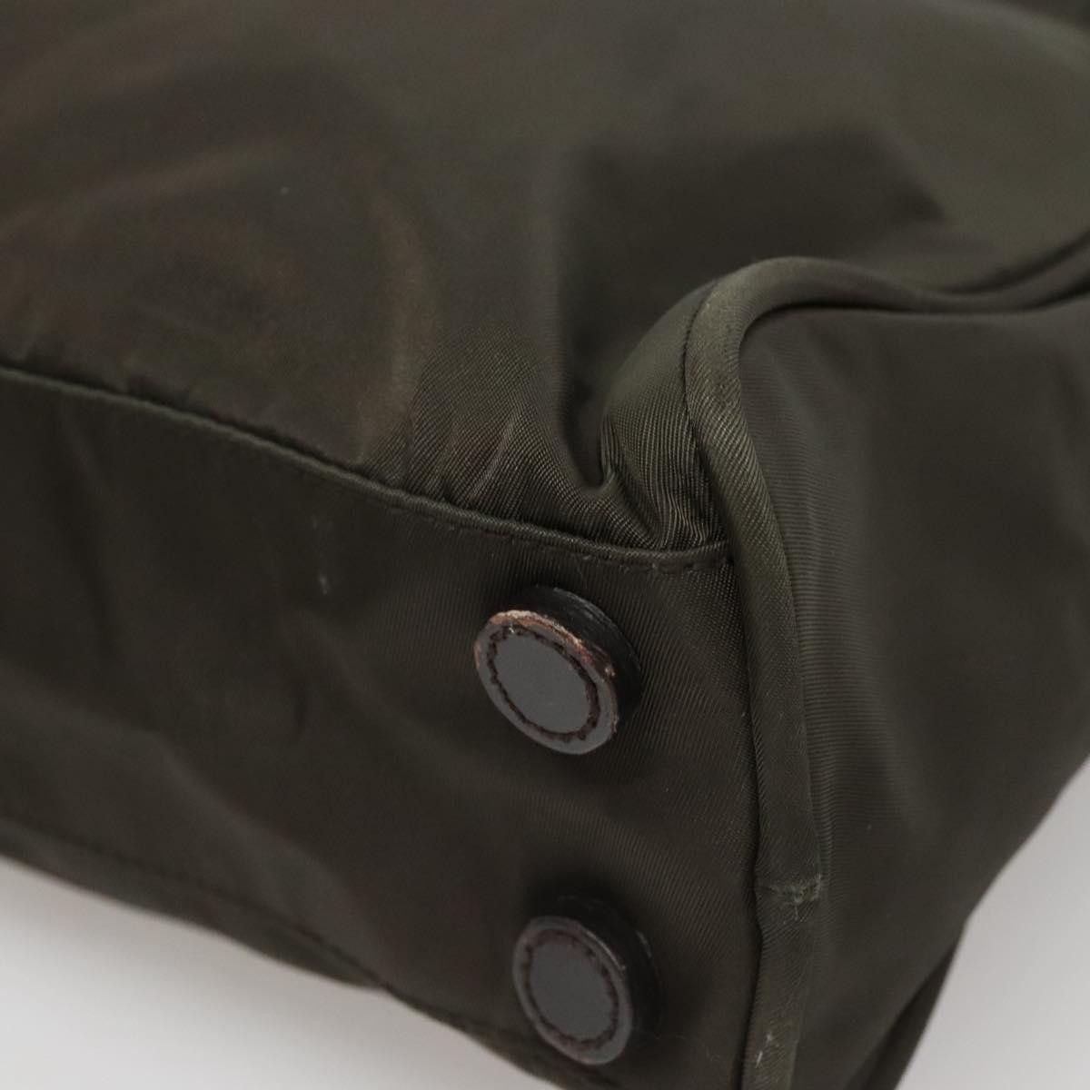 Prada Re-Nylon Khaki Synthetic Handbag (Pre-Owned) Size ONE SIZE - 7 Thumbnail