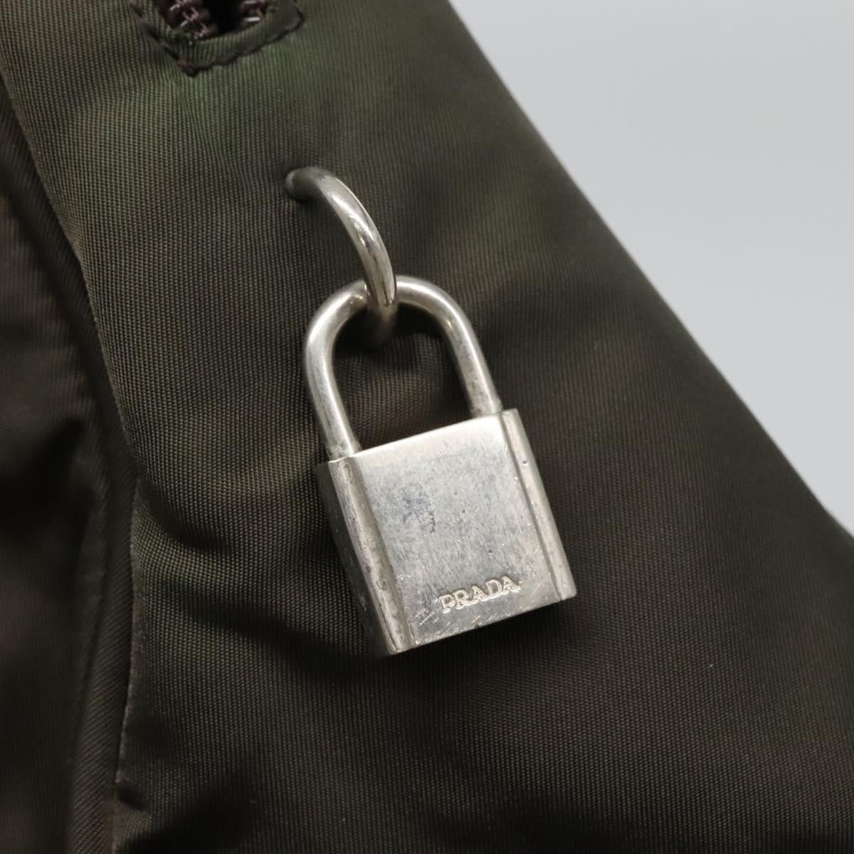 Prada Re-Nylon Khaki Synthetic Handbag (Pre-Owned) Size ONE SIZE - 12 Thumbnail