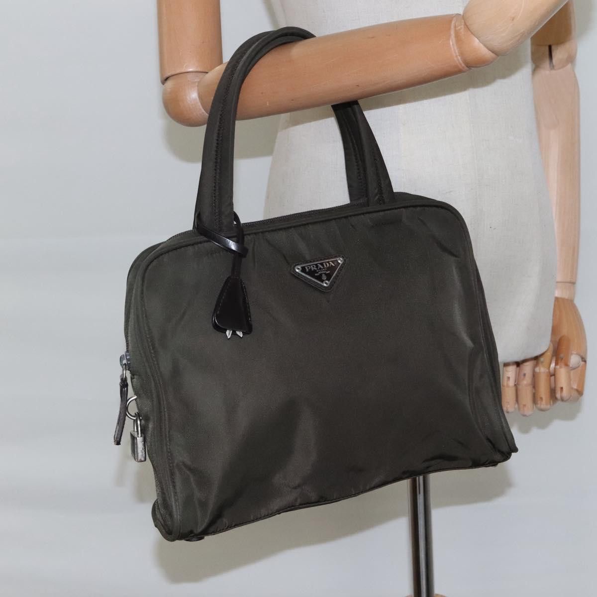 Prada Re-Nylon Khaki Synthetic Handbag (Pre-Owned) Size ONE SIZE - 18 Thumbnail