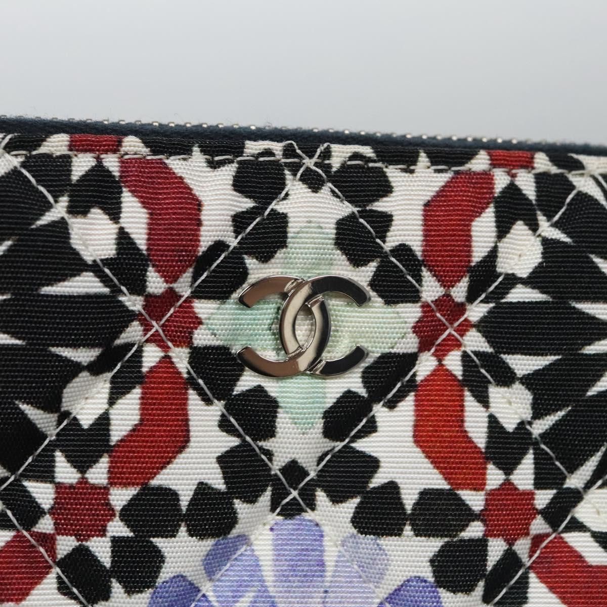 Chanel Coco Mark Black Cotton Clutch Bag (Pre-Owned) Size ONE SIZE - 11 Thumbnail