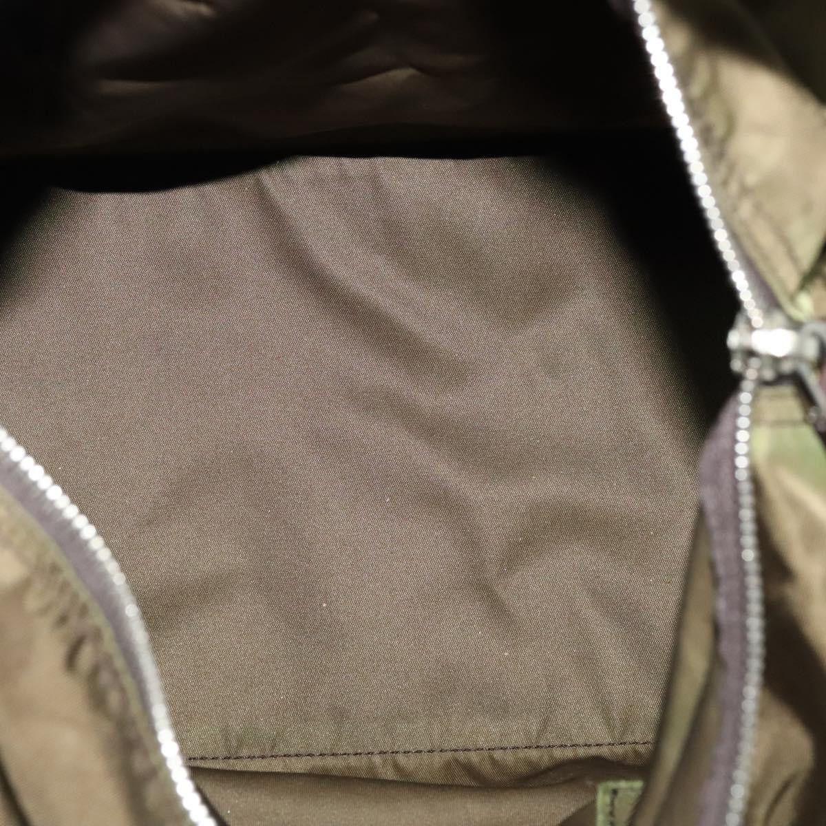 Prada Tessuto Khaki Synthetic Travel Bag (Pre-Owned) Size ONE SIZE - 18 Thumbnail