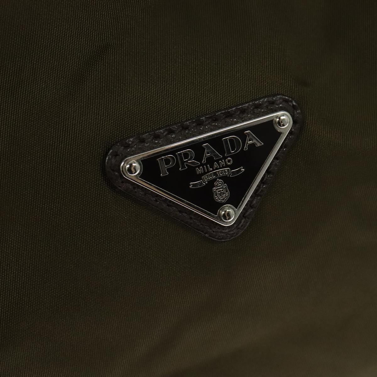 Prada Tessuto Khaki Synthetic Travel Bag (Pre-Owned) Size ONE SIZE - 13 Thumbnail