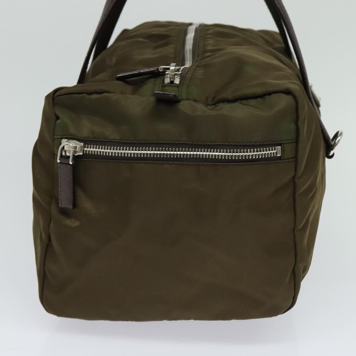 Prada Tessuto Khaki Synthetic Travel Bag (Pre-Owned) Size ONE SIZE - 4 Thumbnail