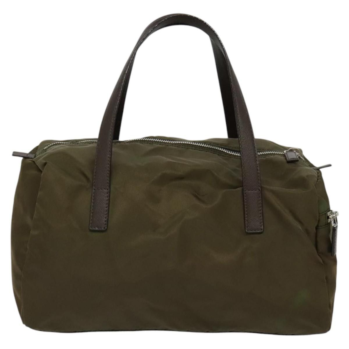 Prada Tessuto Khaki Synthetic Travel Bag (Pre-Owned) Size ONE SIZE - 2 Thumbnail