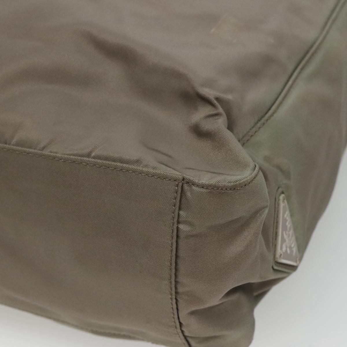 Prada Shopping Khaki Synthetic Tote Bag (Pre-Owned) Size ONE SIZE - 12 Thumbnail