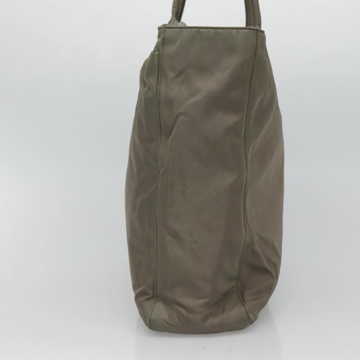 Prada Shopping Khaki Synthetic Tote Bag (Pre-Owned) Size ONE SIZE - 5 Thumbnail