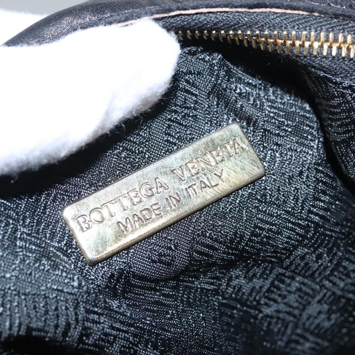 Bottega Veneta Intrecciato Black Leather Backpack Bag (Pre-Owned) Size ONE SIZE - 20 Thumbnail