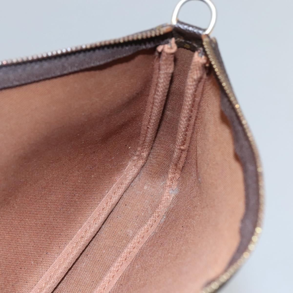 Louis Vuitton Pochette Accessoire Brown Canvas Clutch Bag (Pre-Owned) Size ONE SIZE - 18 Thumbnail