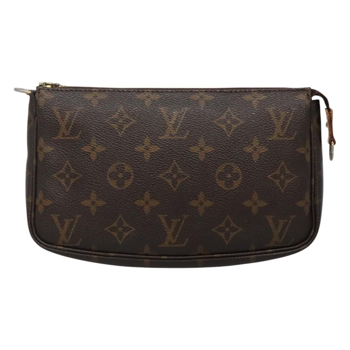 Louis Vuitton Pochette Accessoire Brown Canvas Clutch Bag (Pre-Owned) Size ONE SIZE - 17 Thumbnail
