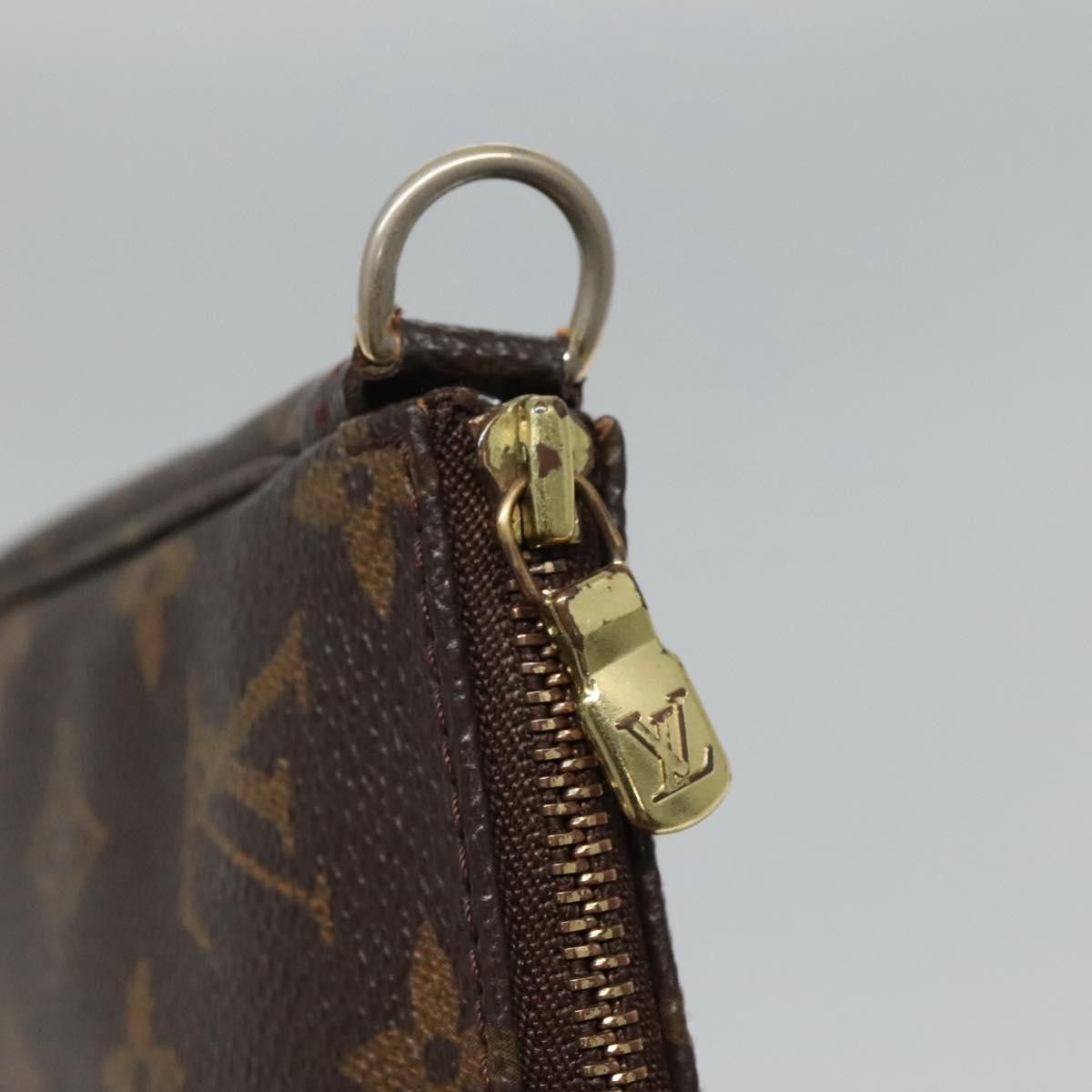 Louis Vuitton Pochette Accessoire Brown Canvas Clutch Bag (Pre-Owned) Size ONE SIZE - 10 Thumbnail