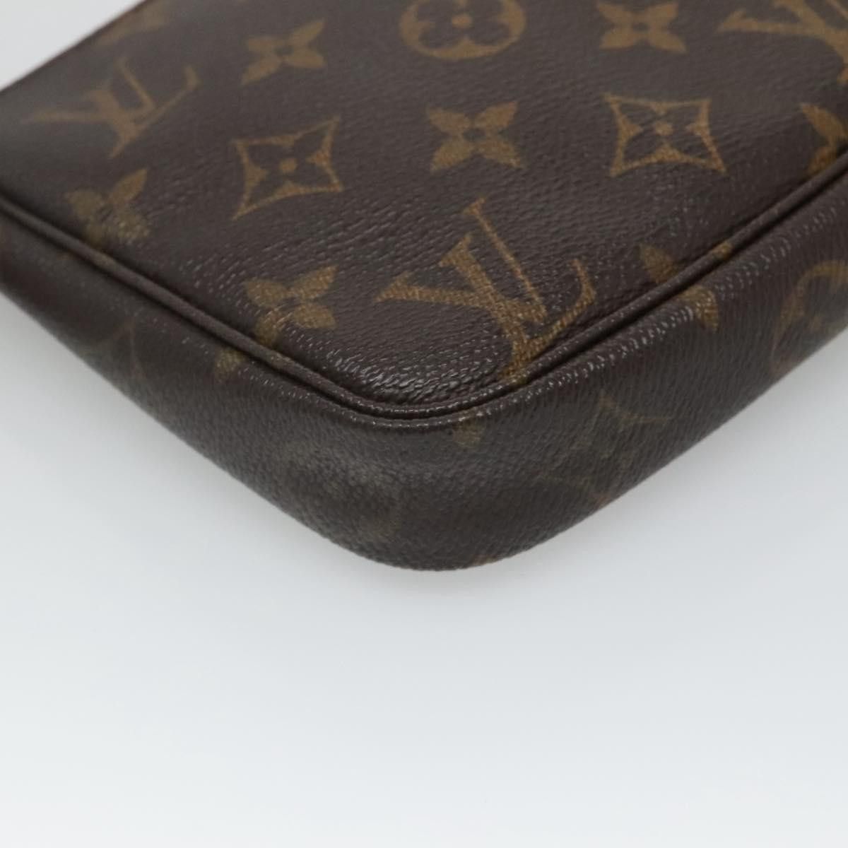 Louis Vuitton Pochette Accessoire Brown Canvas Clutch Bag (Pre-Owned) Size ONE SIZE - 6 Thumbnail