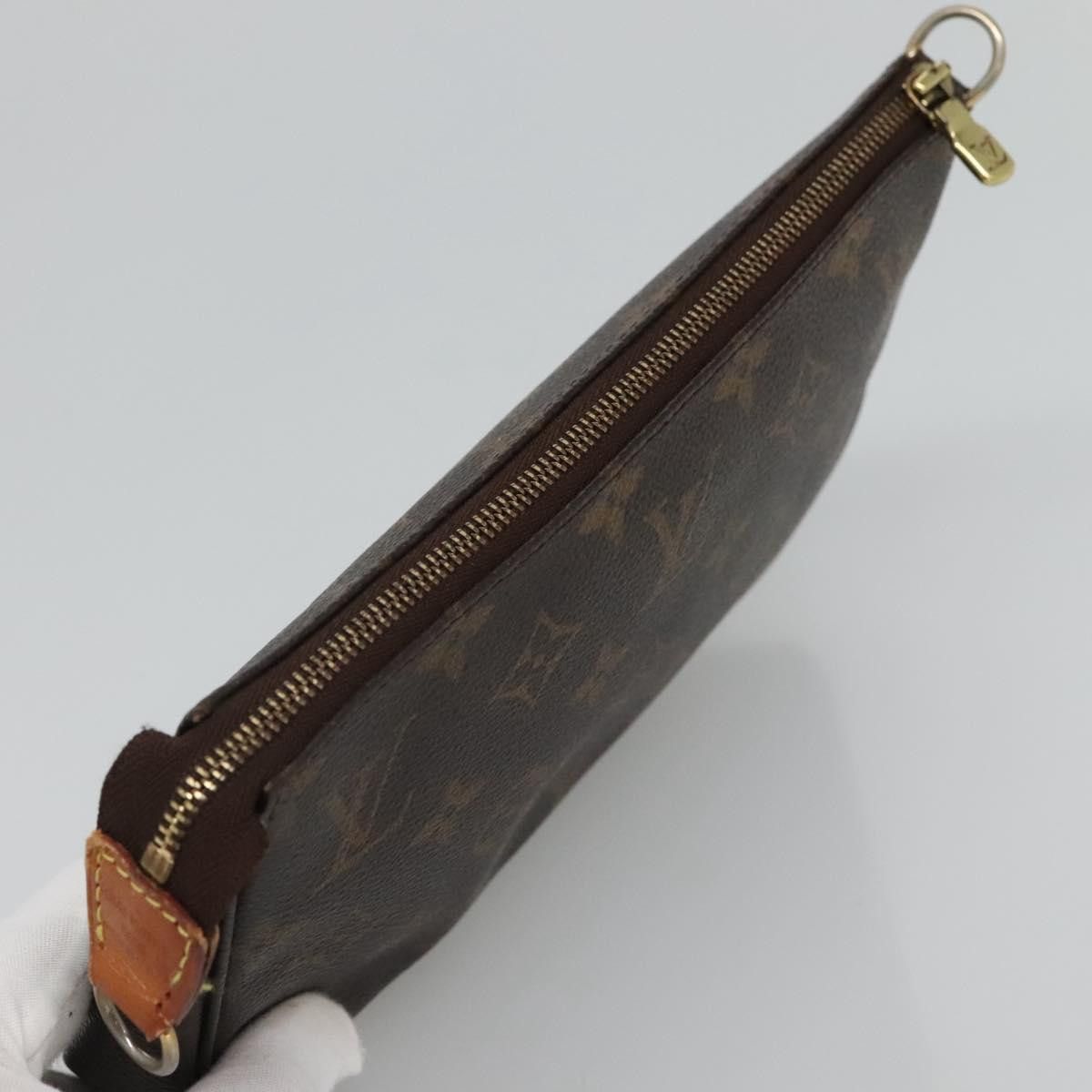 Louis Vuitton Pochette Accessoire Brown Canvas Clutch Bag (Pre-Owned) Size ONE SIZE - 9 Thumbnail