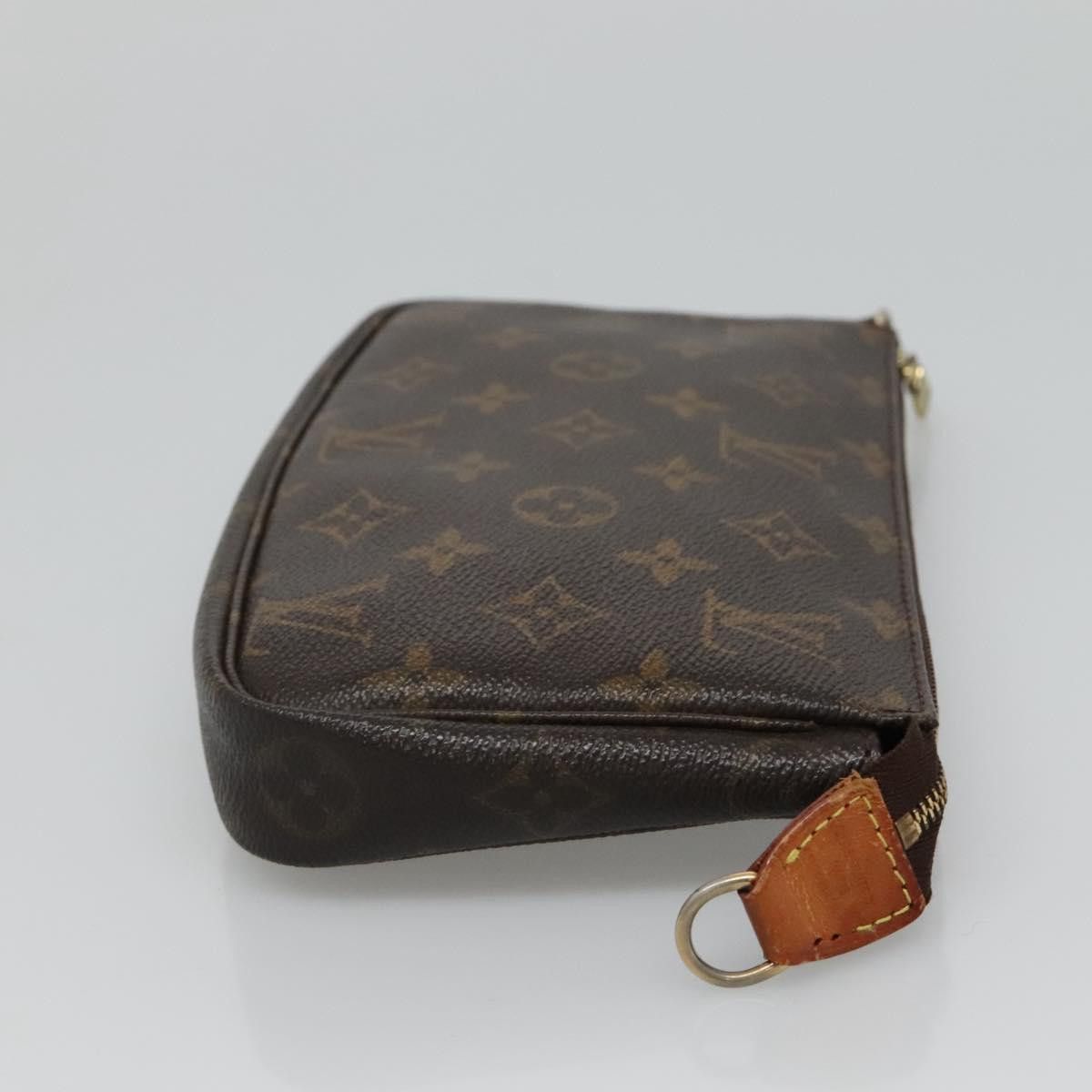 Louis Vuitton Pochette Accessoire Brown Canvas Clutch Bag (Pre-Owned) Size ONE SIZE - 3 Thumbnail