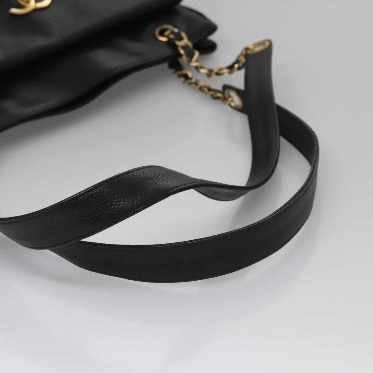 Chanel Cc Totebag Black Leather Tote Bag (Pre-Owned) Size ONE SIZE - 10 Thumbnail