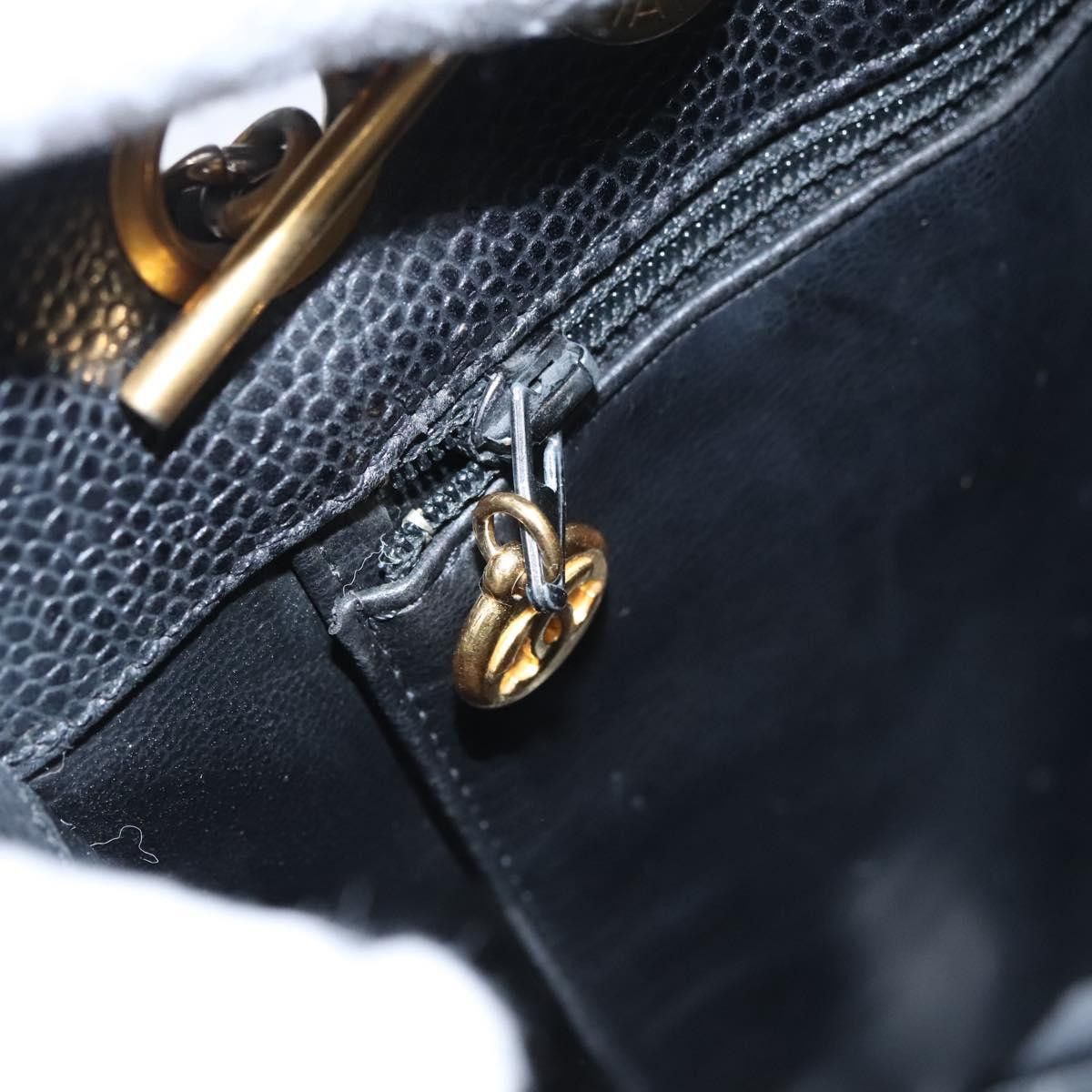 Chanel Cc Totebag Black Leather Tote Bag (Pre-Owned) Size ONE SIZE - 13 Thumbnail