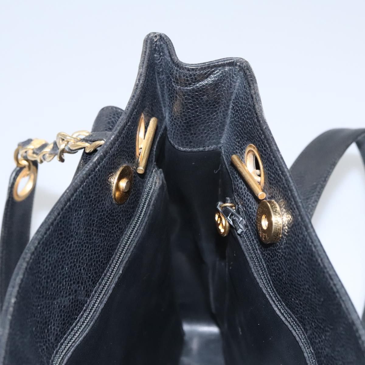 Chanel Cc Totebag Black Leather Tote Bag (Pre-Owned) Size ONE SIZE - 14 Thumbnail