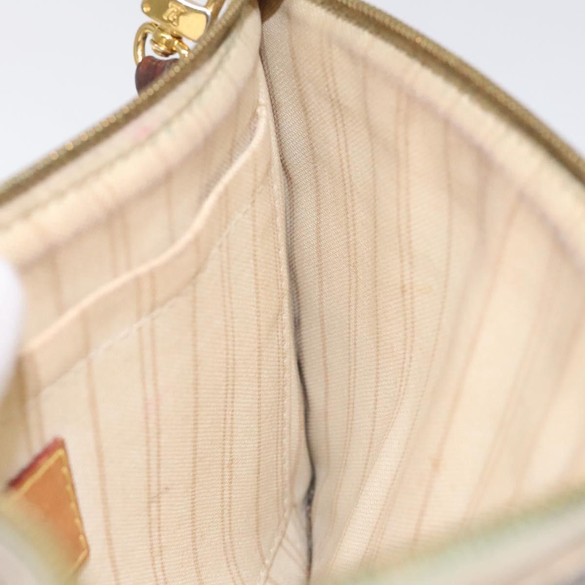 Pochette Accessoire Beige Canvas Clutch Bag (Pre-Owned)