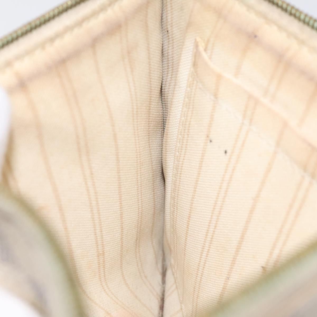 Pochette Accessoire Beige Canvas Clutch Bag (Pre-Owned)