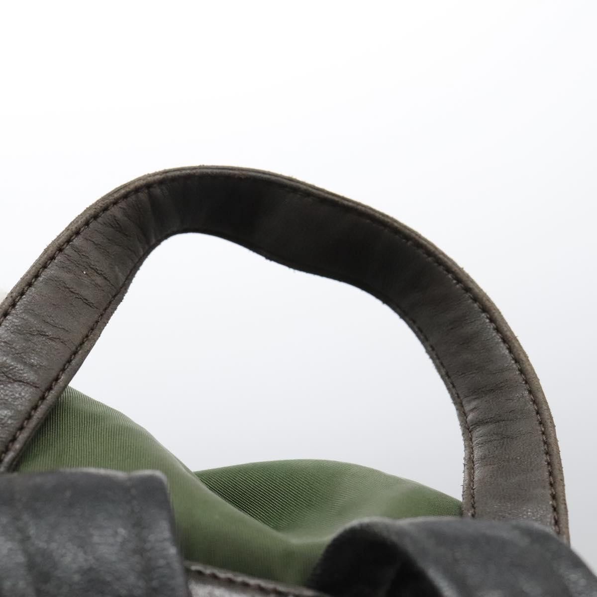 Prada Re-Nylon Khaki Synthetic Backpack Bag (Pre-Owned) Size ONE SIZE - 8 Thumbnail