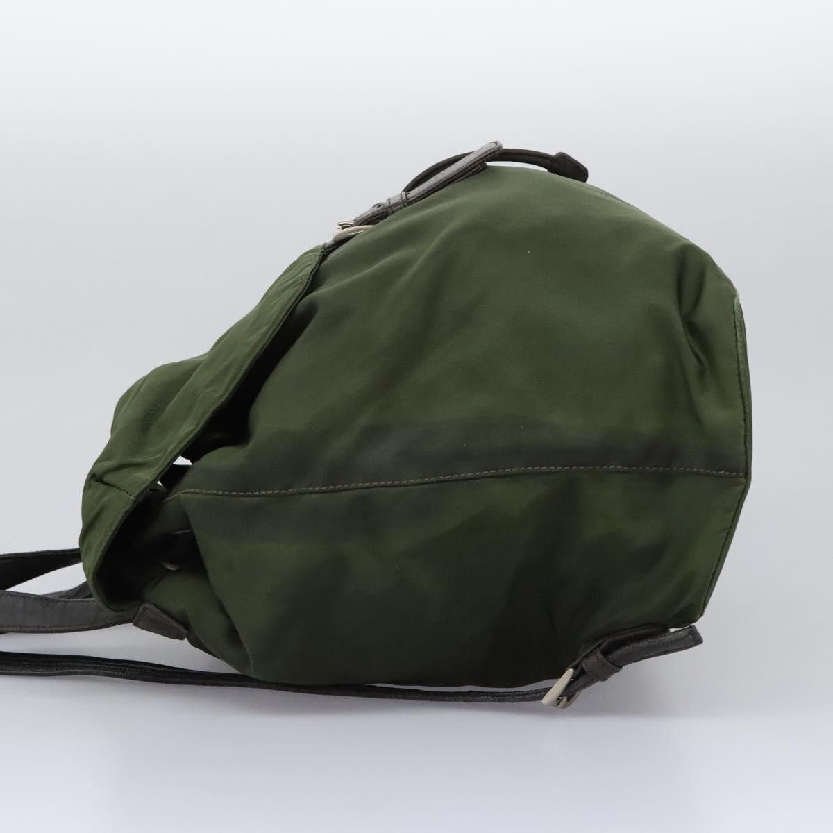 Prada Re-Nylon Khaki Synthetic Backpack Bag (Pre-Owned) Size ONE SIZE - 4 Thumbnail